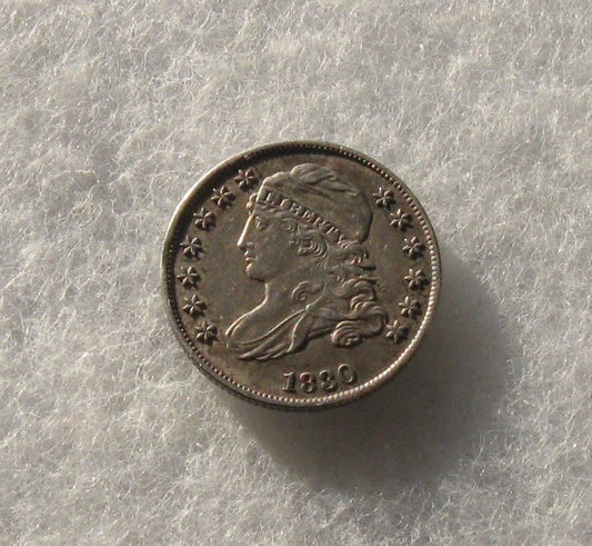 1830 Capped Bust Dime  AU-50