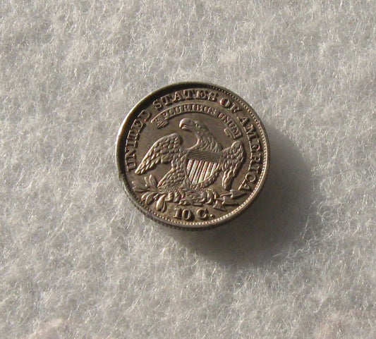 1830 Capped Bust Dime  AU-50
