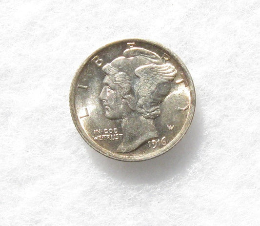 1916 Mercury Dime MS-65FSB