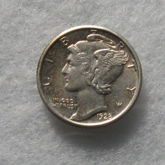 1928 Mercury Dime MS-63FSB