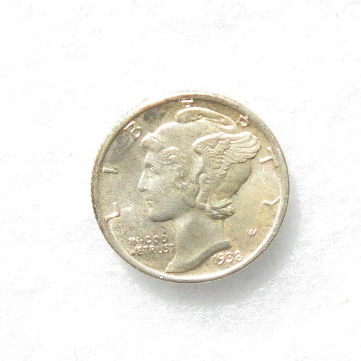 1938 Mercury Dime MS-65FSB