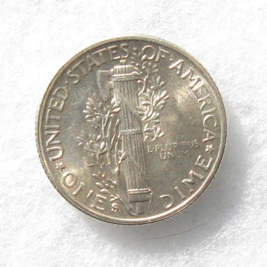 1942S Mercury Dime MS-65