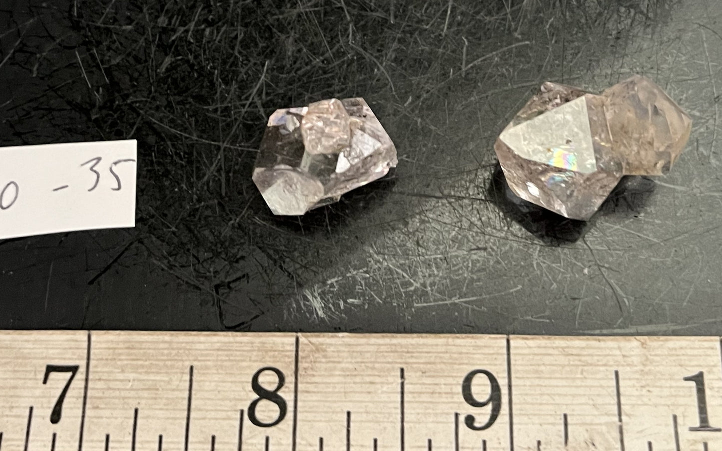 Herkimer Diamond Double Pair 610-35