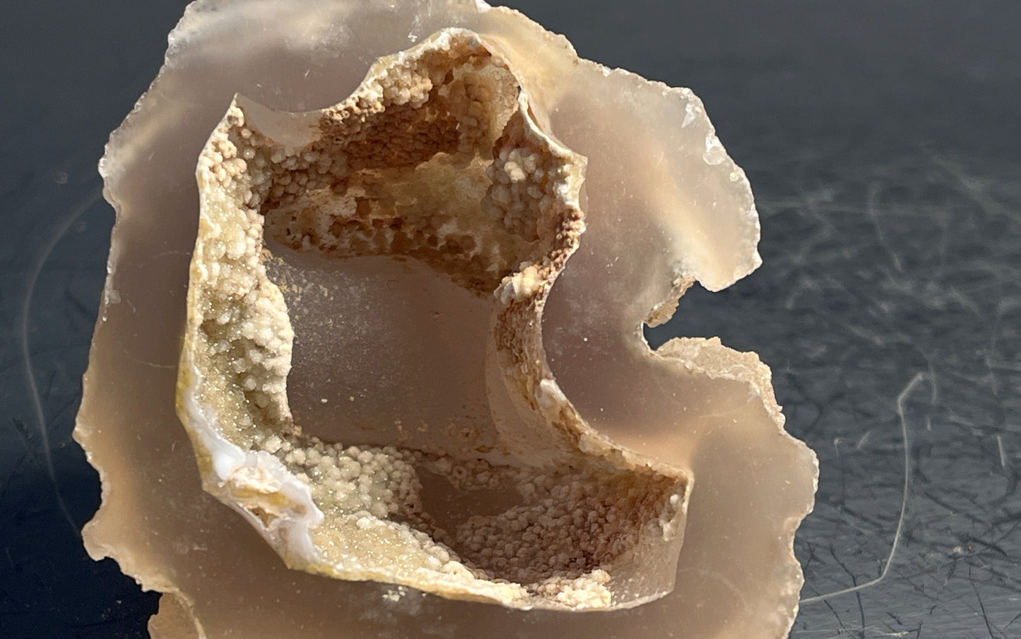 Agate Geode Half 051