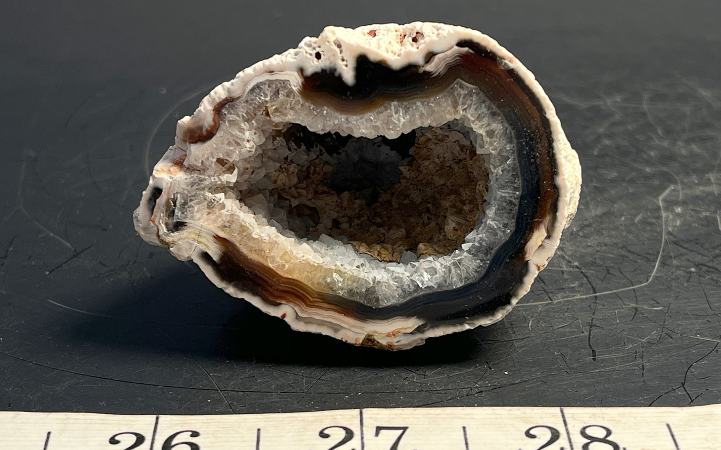 Agate Geode Half 054