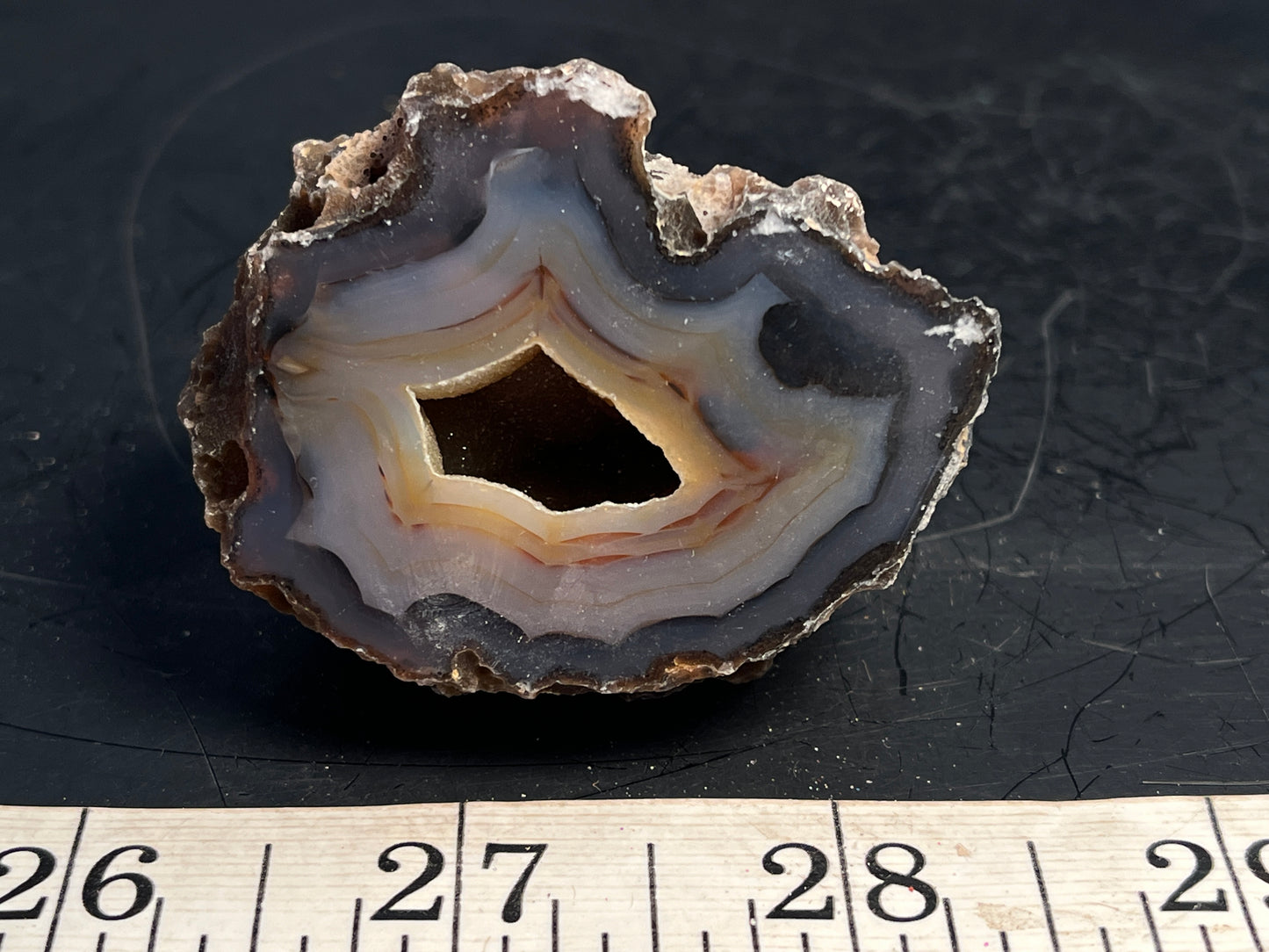 Agate Geode Half 065