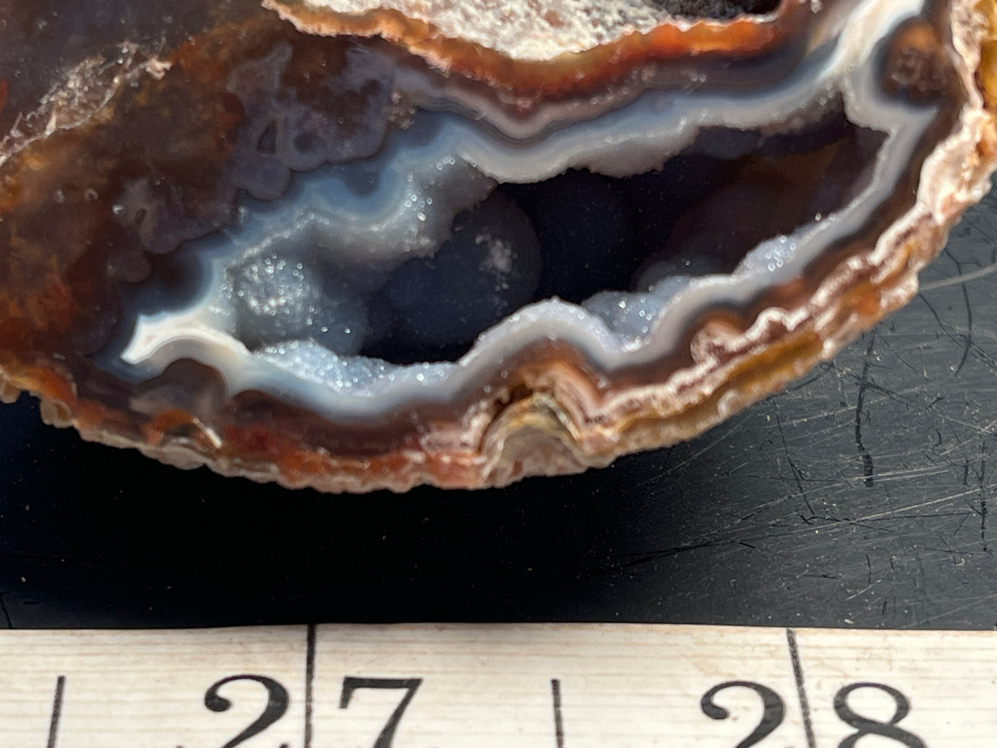 Agate Geode Half 068