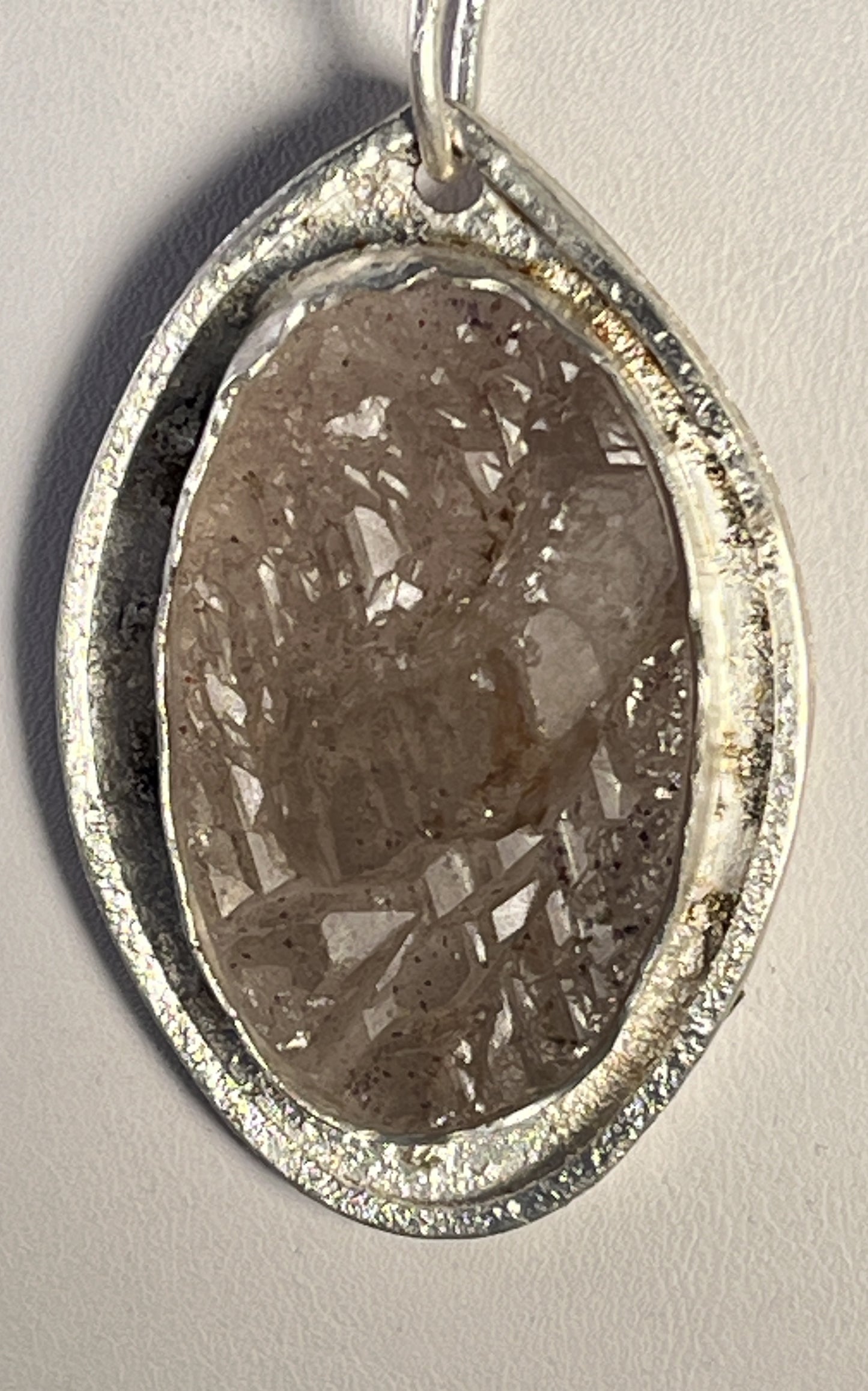 Growth - Elestial Quartz in Sterling Silver