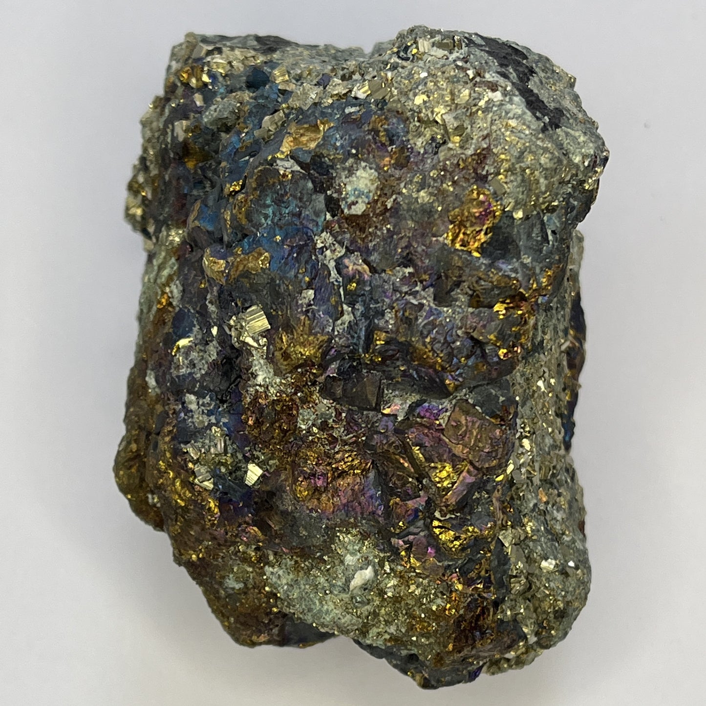 Natural Chalcopyrite on Pyrite Tasik, W. Java, Indonesia