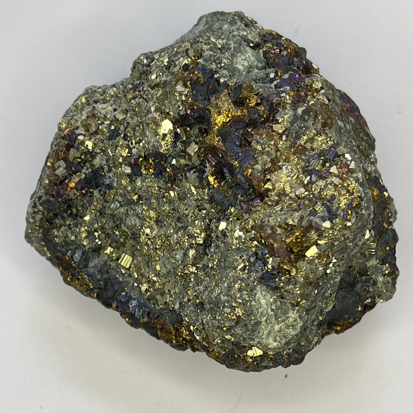 Natural Chalcopyrite on Pyrite Tasik, W. Java, Indonesia