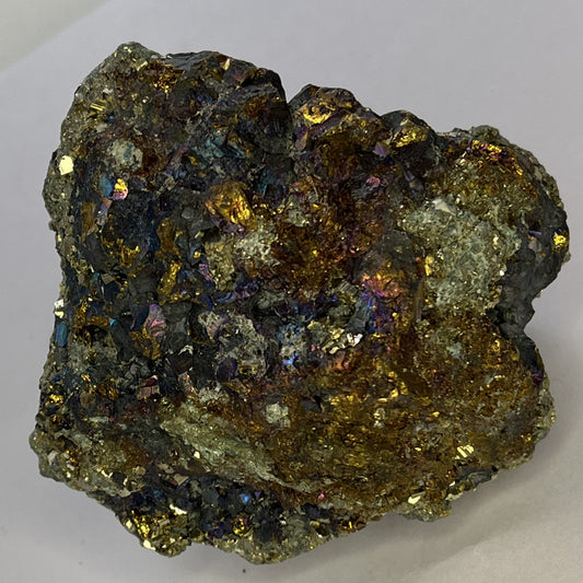 Natural Chalcopyrite on Pyrite   Tasik, W. Java, Indonesia