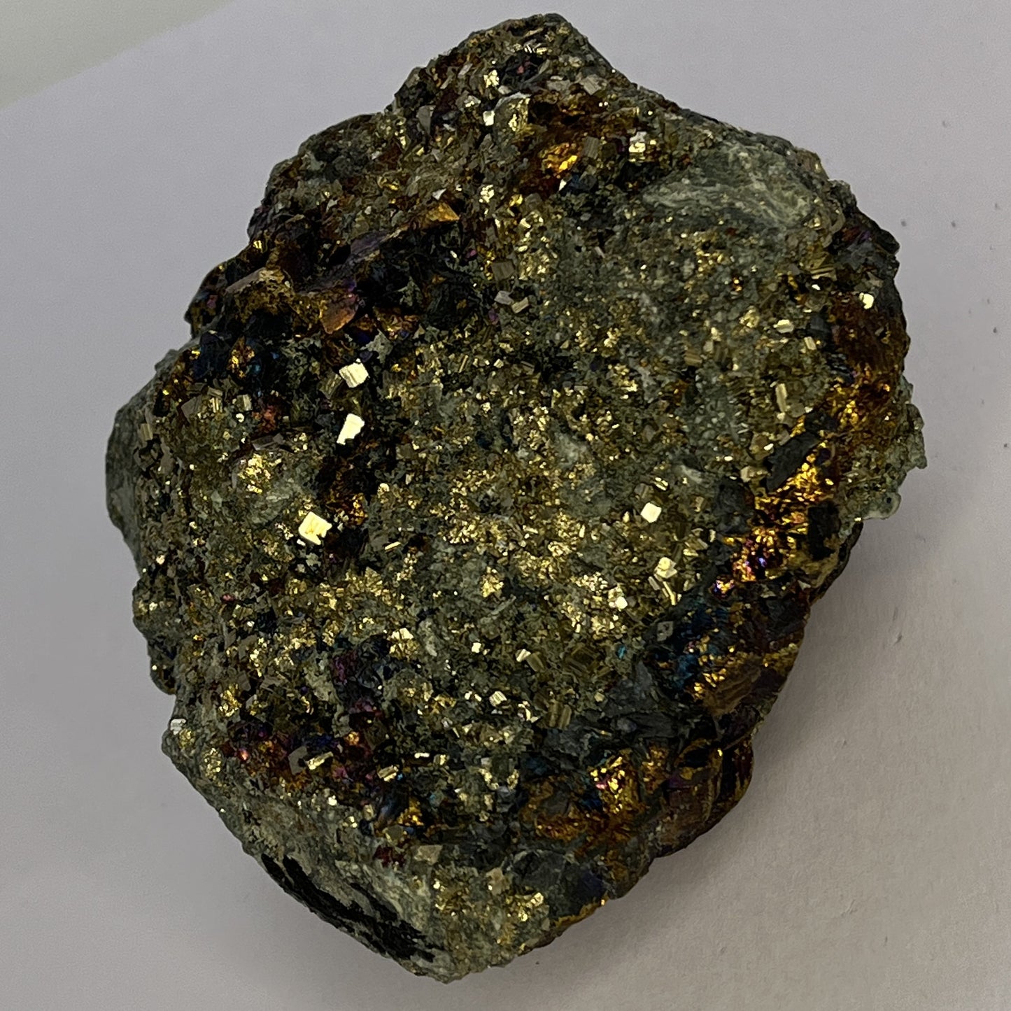 Natural Chalcopyrite on Pyrite Tasik, W. Java, Indonesia