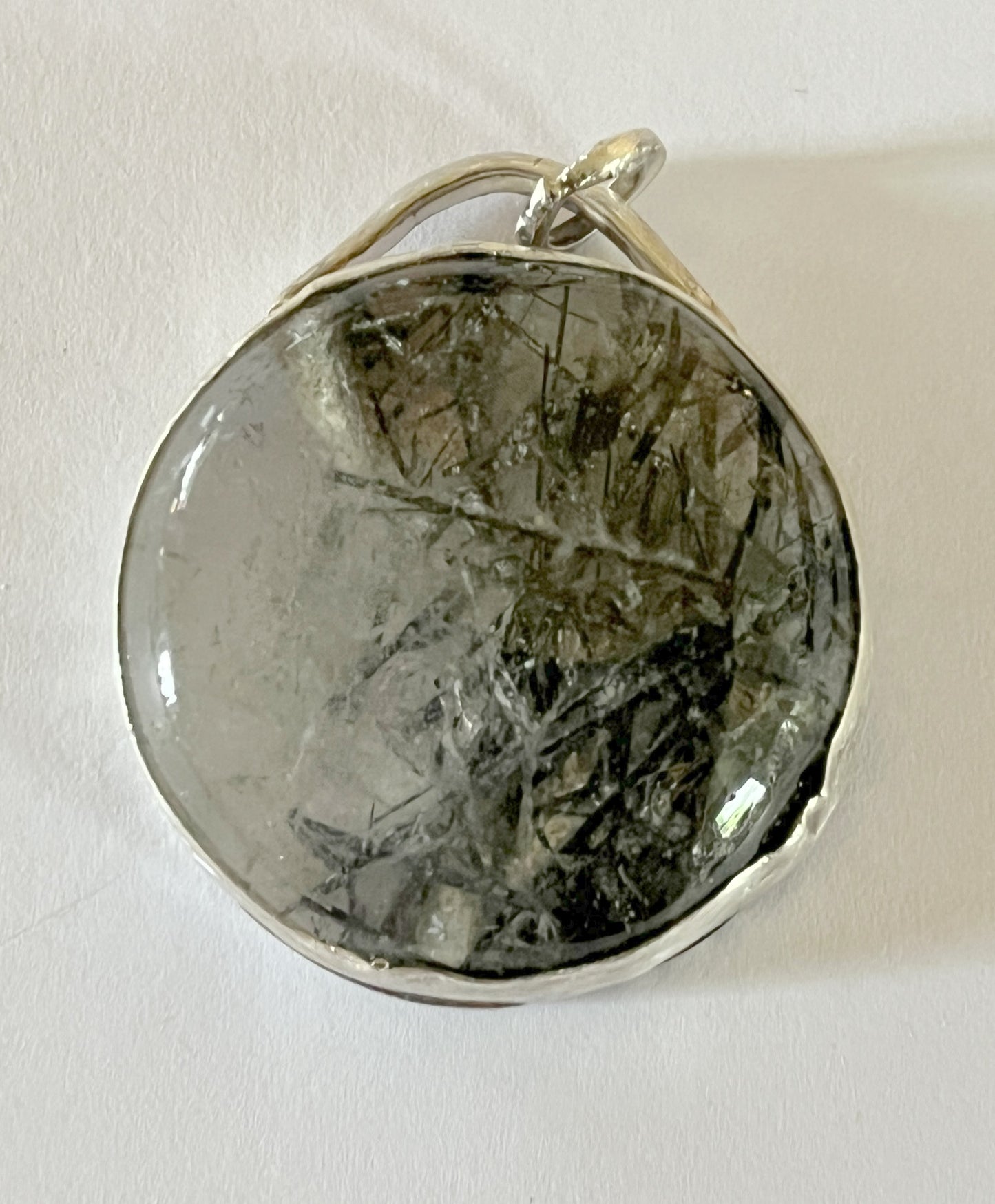 Realign - Tourmalinated Quartz in Sterling Silver