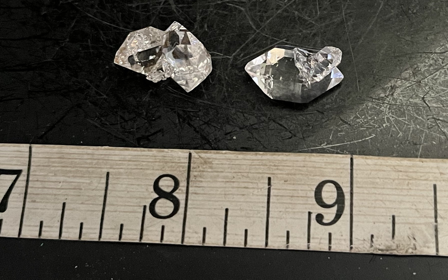 Herkimer Diamond Pair Mini Clusters 1018-2
