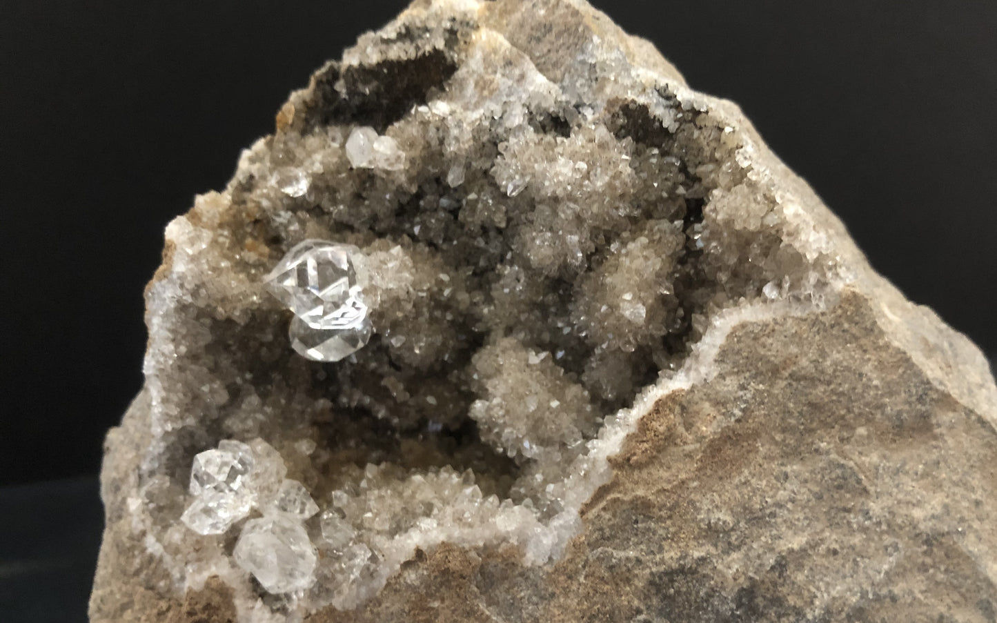 Herkimer Diamond Drusy 1109-26 | Of Coins & Crystals