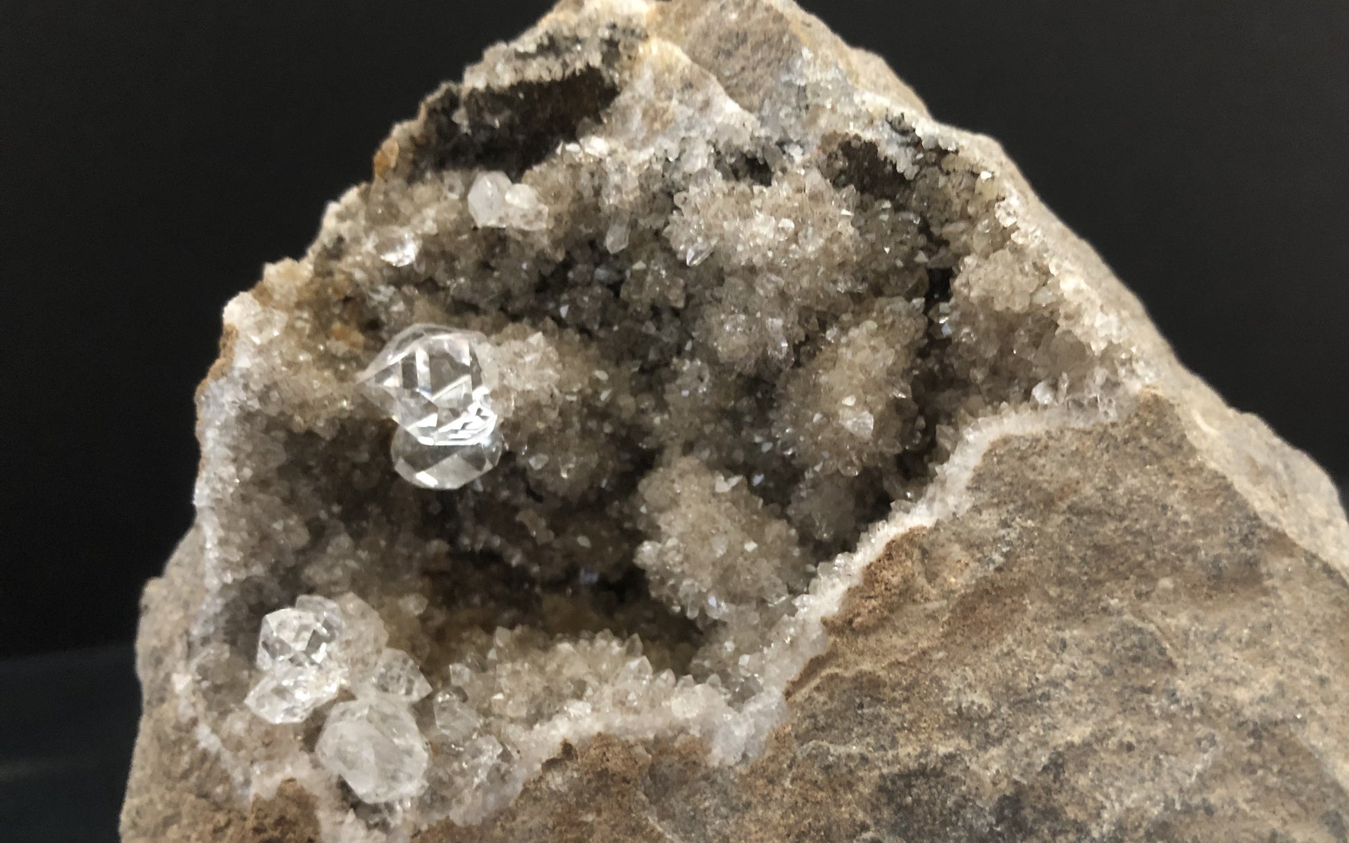 Herkimer Diamond Drusy 1109-26 | Of Coins & Crystals