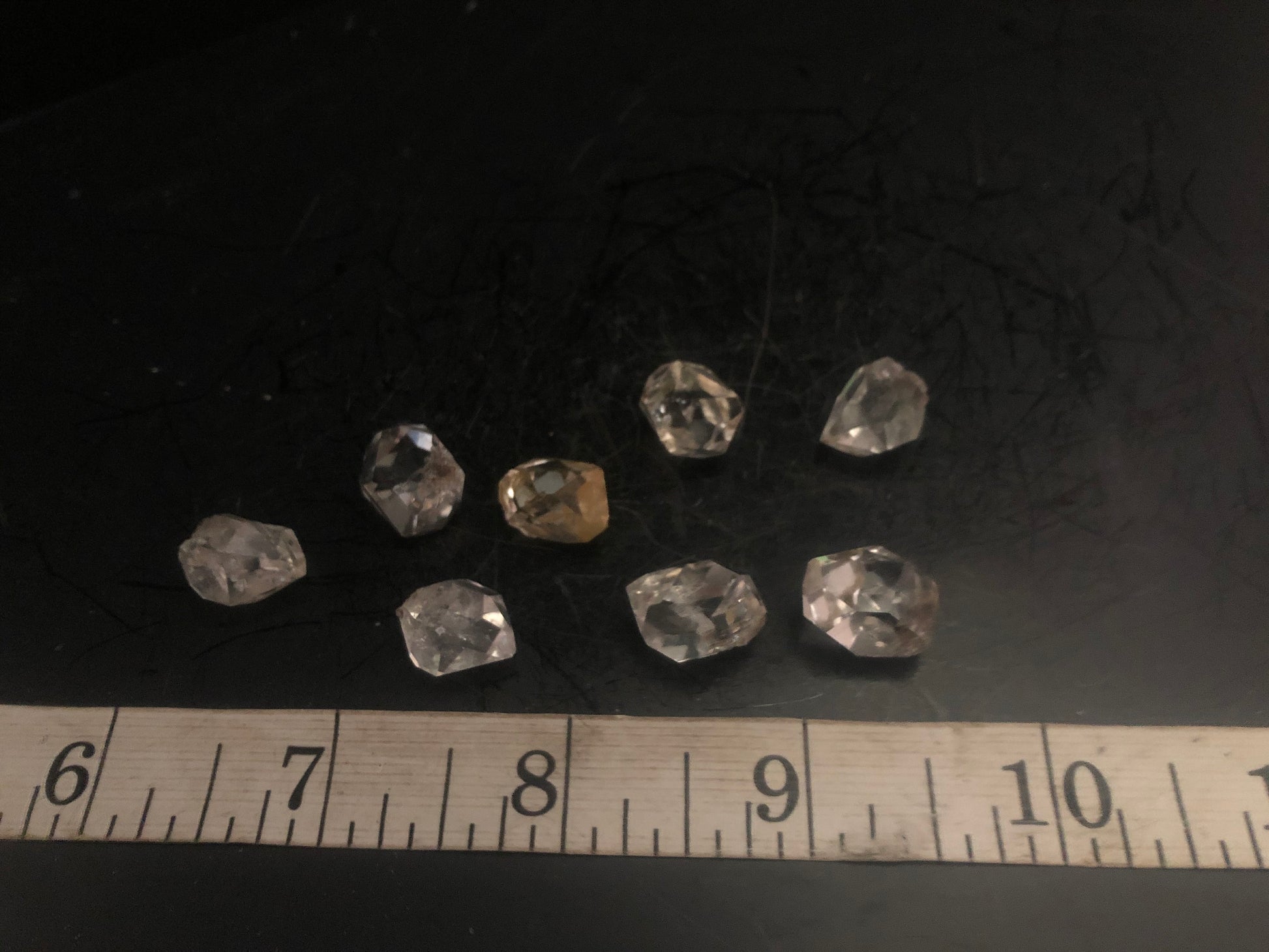 Herkimer Diamond Lot 1207-43 Drusy Tips | Of Coins & Crystals