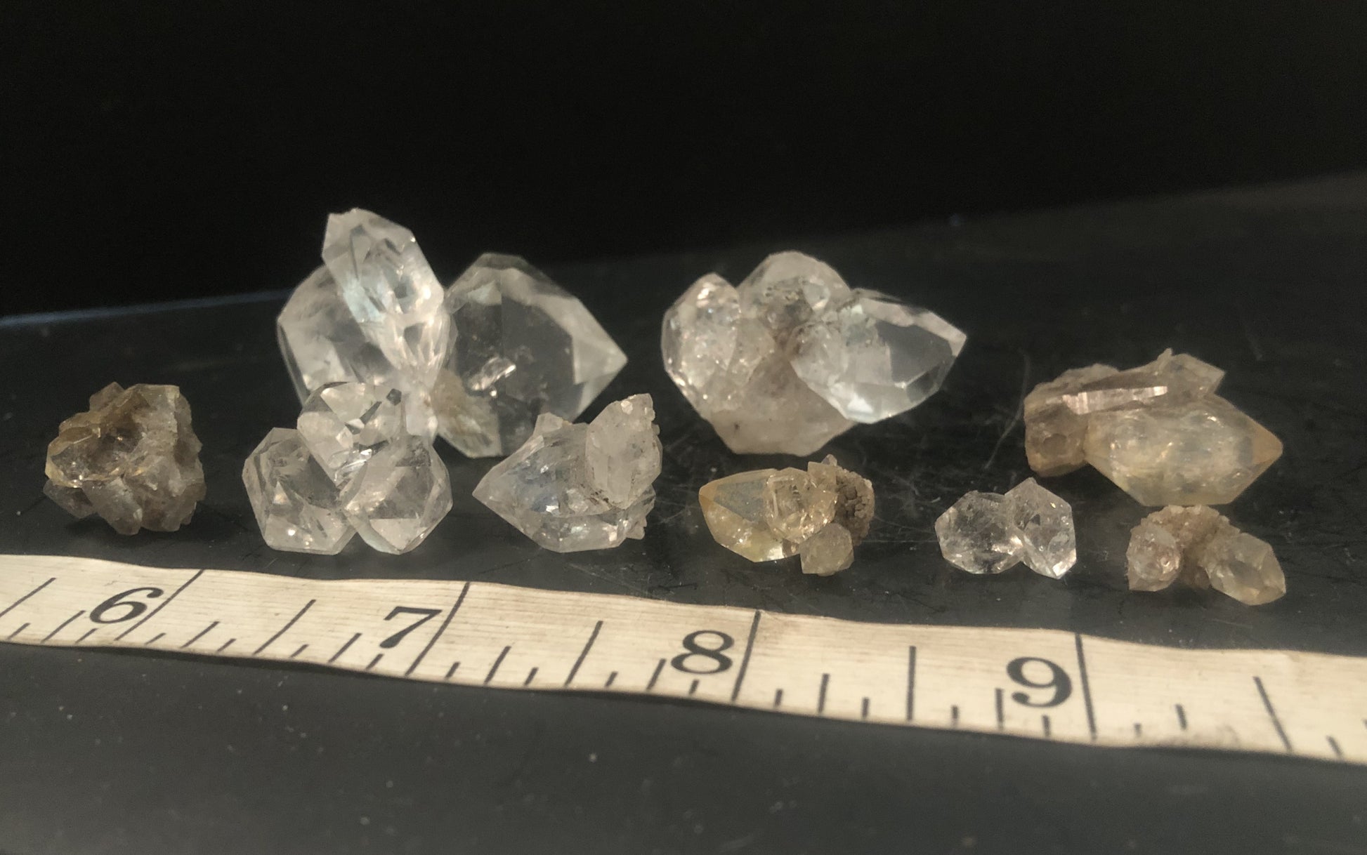 Herkimer Diamond Lot Drusy Clusters 1207-50 | Of Coins & Crystals