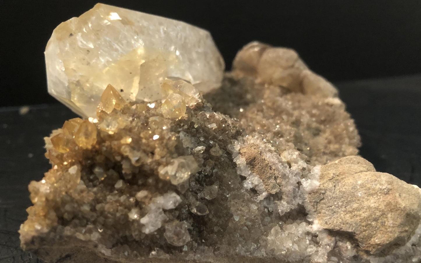 Herkimer Diamond Drusy 1213-63 | Of Coins & Crystals