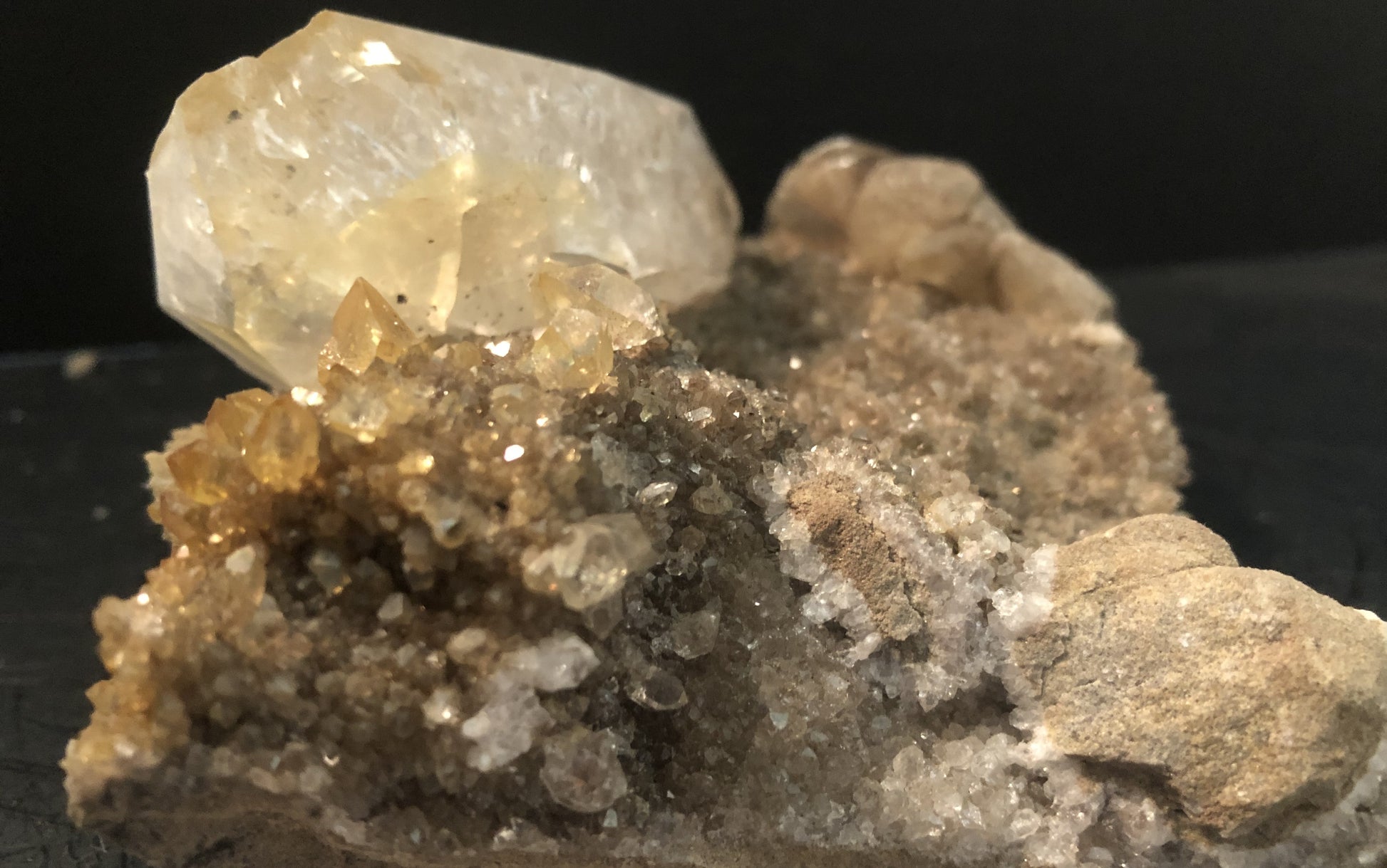 Herkimer Diamond Drusy 1213-63 | Of Coins & Crystals