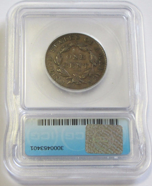 1820 Large Cent  ICG XF-40 | Of Coins & Crystals