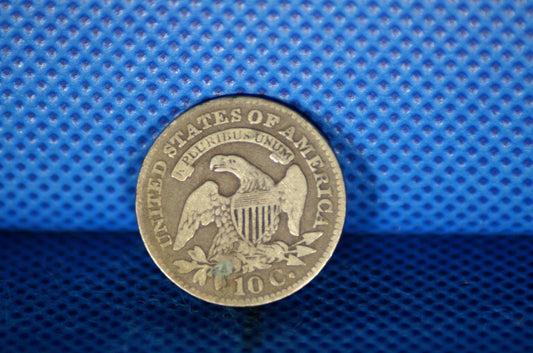 1827 Capped Bust Dime VG-8 | Of Coins & Crystals