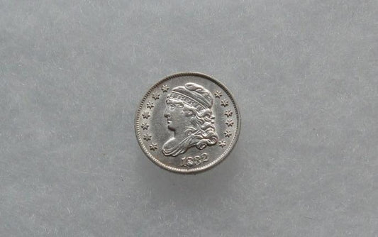 1832 Capped Bust Half Dime AU Details | Of Coins & Crystals