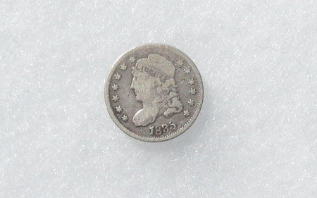 1835 Capped Bust Half Dime F-12 | Of Coins & Crystals