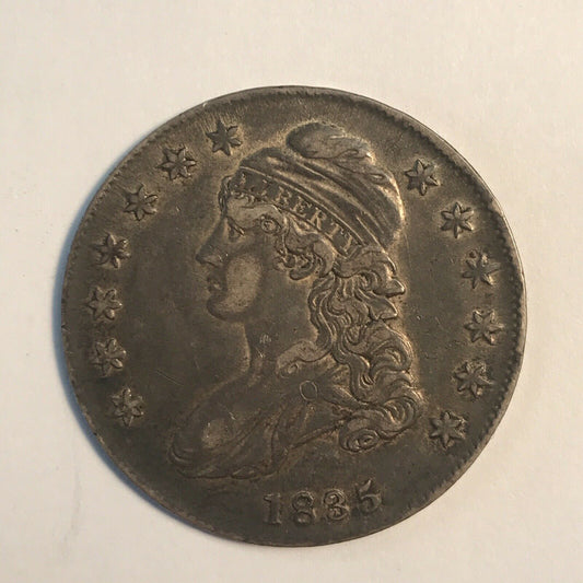 1835 Capped Bust Half Dollar  XF-45 | Of Coins & Crystals