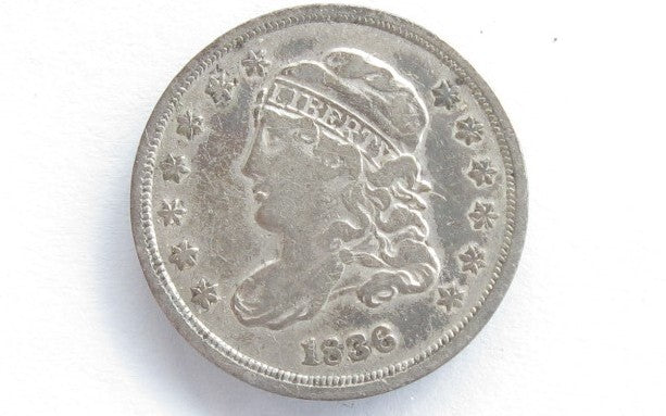 1836 small 5c VF-20
