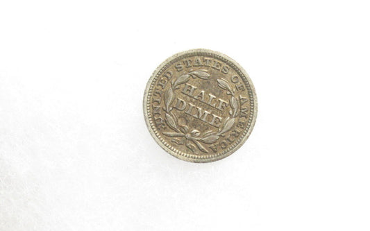 1845 Half Dime XF-45 | Of Coins & Crystals