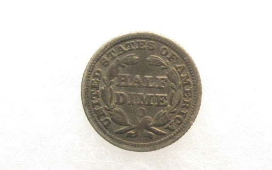 1851 O  Half Dime XF-40 | Of Coins & Crystals