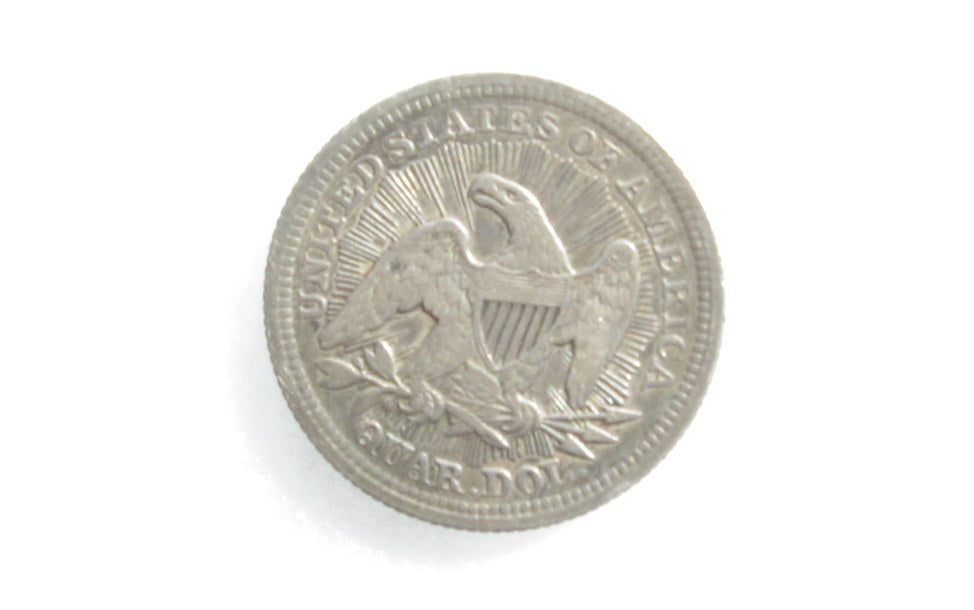 1853 Seated Liberty Quarter XF-45