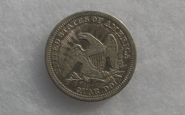 1853 Seated Liberty Quarter XF-45 | Of Coins & Crystals