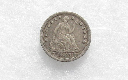 1853 O Arrows Half Dime XF-40 | Of Coins & Crystals