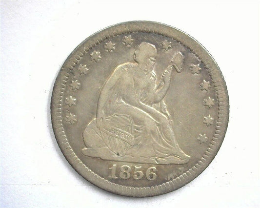 1856O Seated Liberty Quarter VF-20 | Of Coins & Crystals