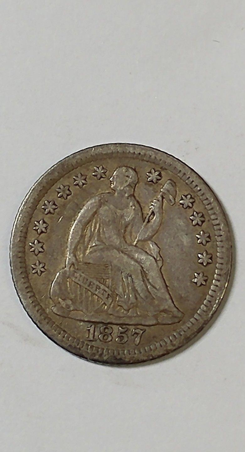 1857 O Half Dime VF-30 | Of Coins & Crystals