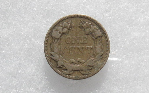 1858 Flying Eagle Cent Large Letter F-12 | Of Coins & Crystals