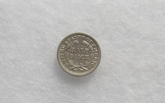 1858 Half Dime XF-40 | Of Coins & Crystals