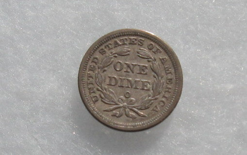 1859-O Seated Liberty Dime AU-50 | Of Coins & Crystals
