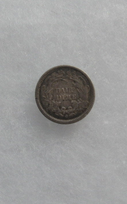 1860O Seated Liberty Half Dime XF-45 | Of Coins & Crystals
