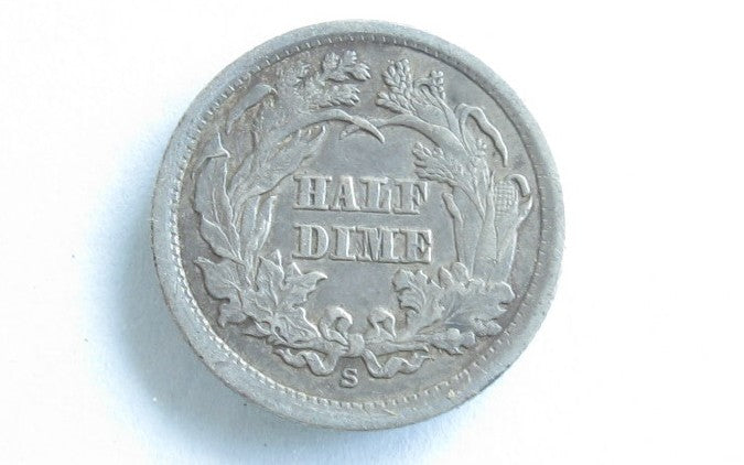Half Dimes Set of 3 - 1864s, 1865s, 1871s