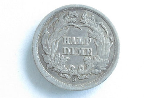 Half Dimes Set of 3 - 1864s, 1865s, 1871s