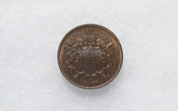 1867 Two Cents MS-64 | Of Coins & Crystals