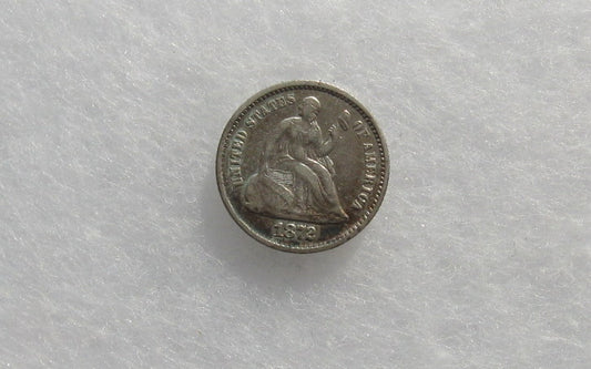 1872 Half Dime VF-30 | Of Coins & Crystals