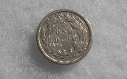 1874 Seated Liberty Dime XF-40 | Of Coins & Crystals