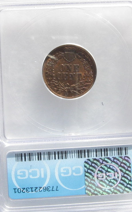 1881 Indian Cent ICG MS-65BN | Of Coins & Crystals