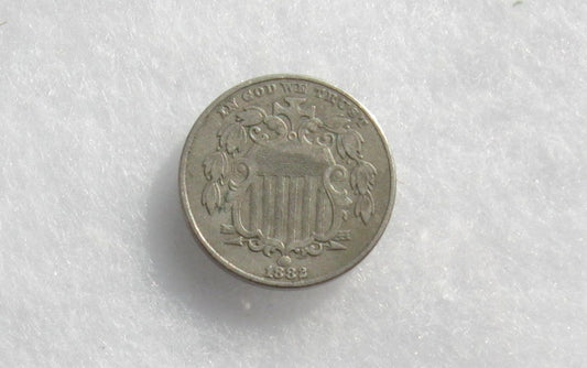 1882 Shield Nickel XF-40 | Of Coins & Crystals