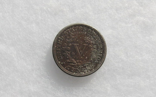 1884 V-Nickel XF-40 | Of Coins & Crystals