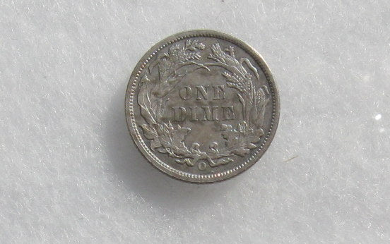 1891 O Seated Liberty Dime AU-55 | Of Coins & Crystals